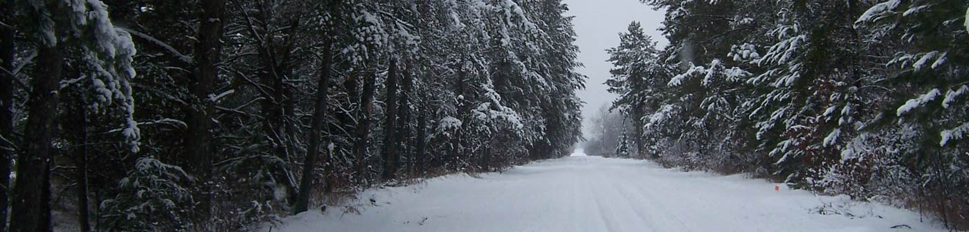 snowy road