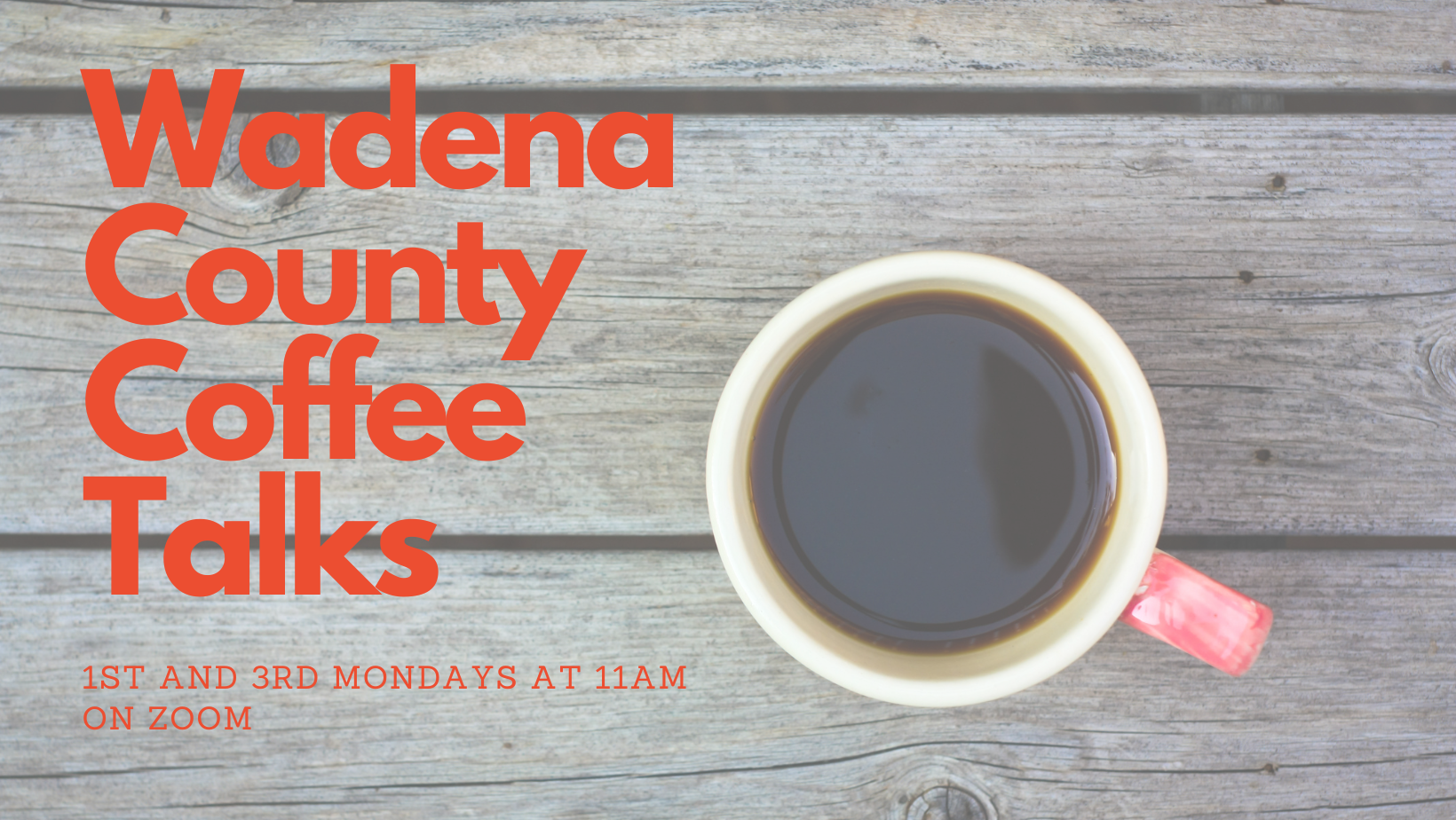 wadena county coffee talks table and coffee